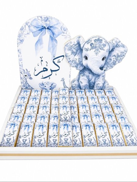 صينية توزيعات بيبي ولد ثيم ديور (Dior)